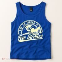 Retro Funny 8 Ball Finish It Few Strokes Pool Billiards Gift Tank Top thumb 2