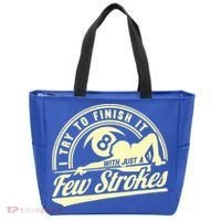 Retro Funny 8 Ball Finish It Few Strokes Pool Billiards Gift Tote Bag thumb 0