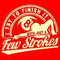 Retro Funny 8 Ball Finish It Few Strokes Pool Billiards Gift Santa Hat thumb 1