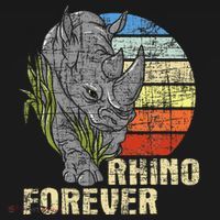 Rhino Forever Animal Whisperer Rhinoceros Safari Animal T-Shirt thumb 7