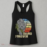 Rhino Forever Animal Whisperer Rhinoceros Safari Animal Women's Tank Top thumb 3