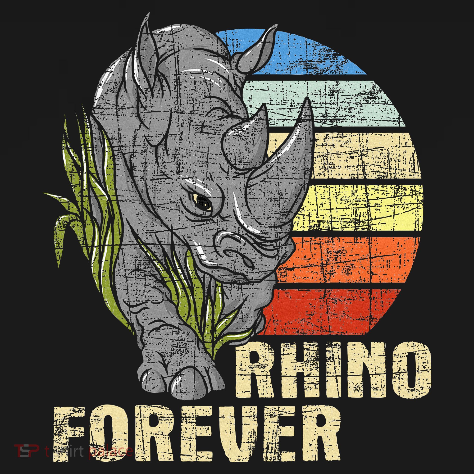 Rhino Forever Animal Whisperer Rhinoceros Safari Animal Women's Tank Top