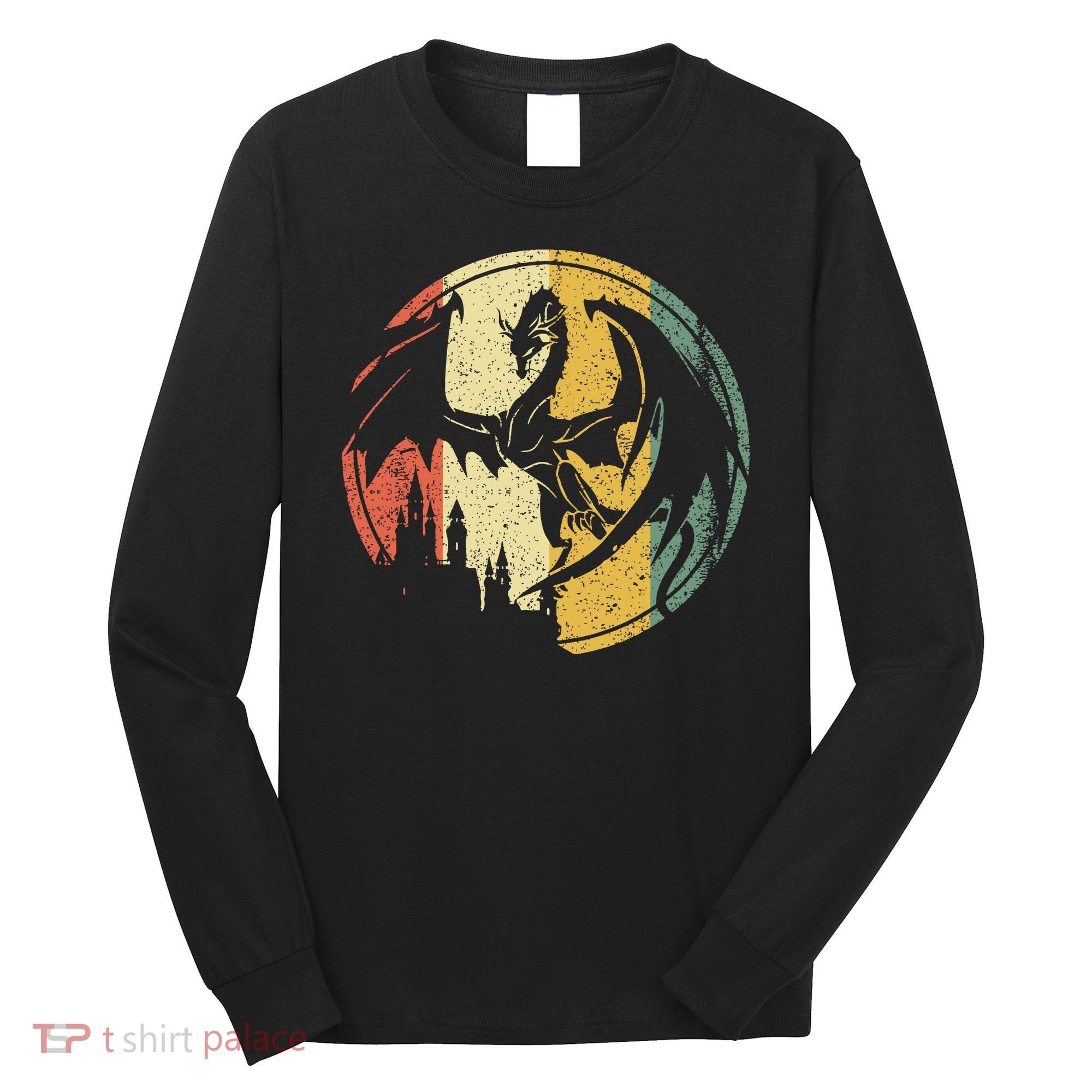 RPG Fantasy Anime Dragon Tabletop Board Game Gamer Gaming Long Sleeve Shirt