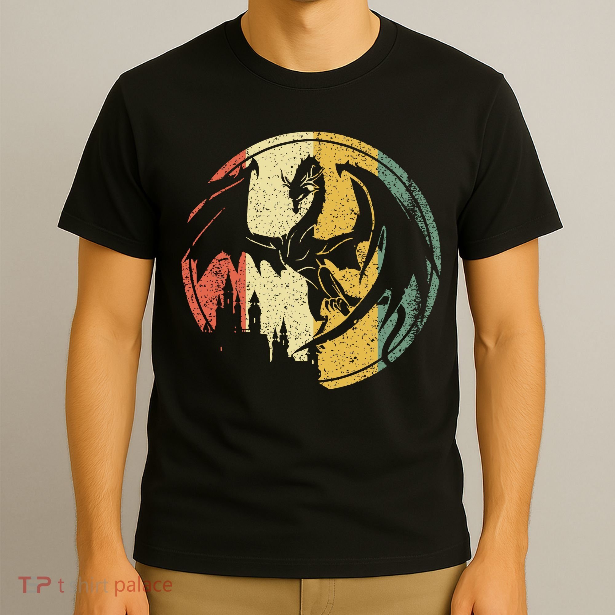 RPG Fantasy Anime Dragon Tabletop Board Game Gamer Gaming T-Shirt