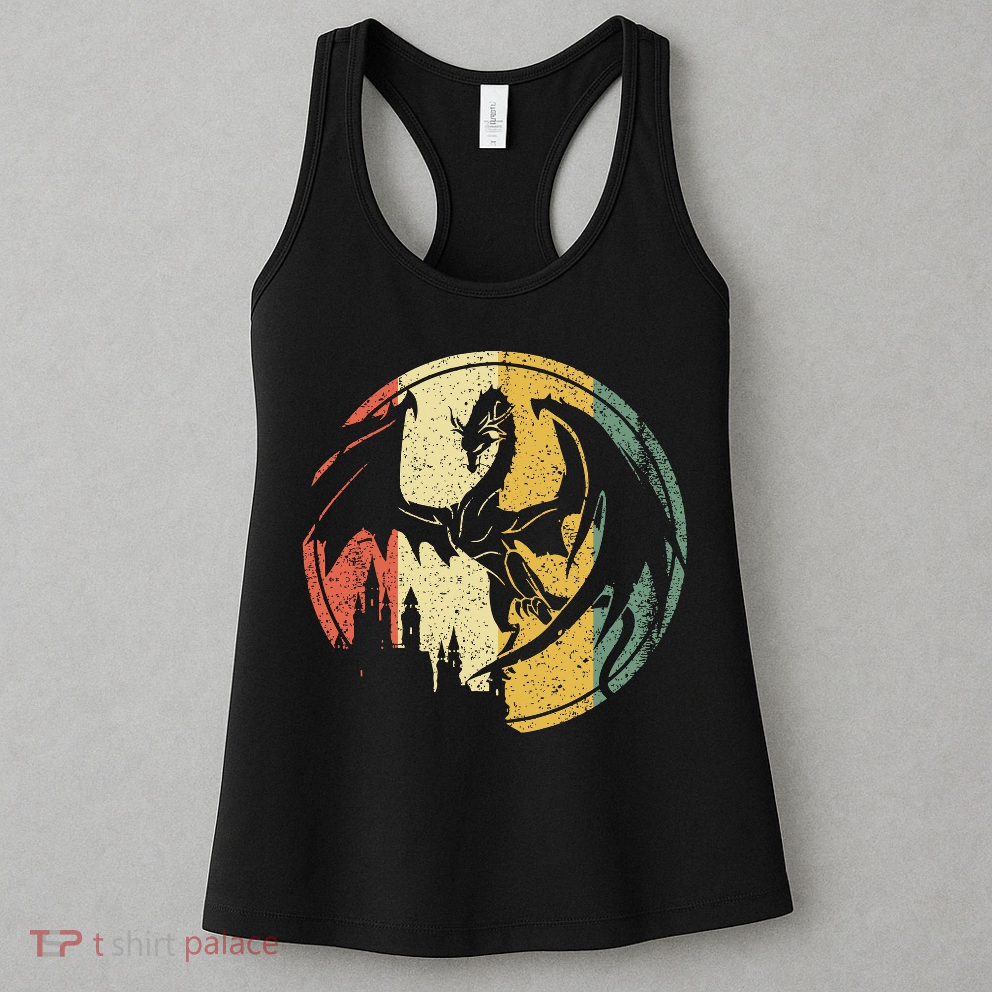 RPG Fantasy Anime Dragon Tabletop Board Game Gamer Gaming Women's Tank Top