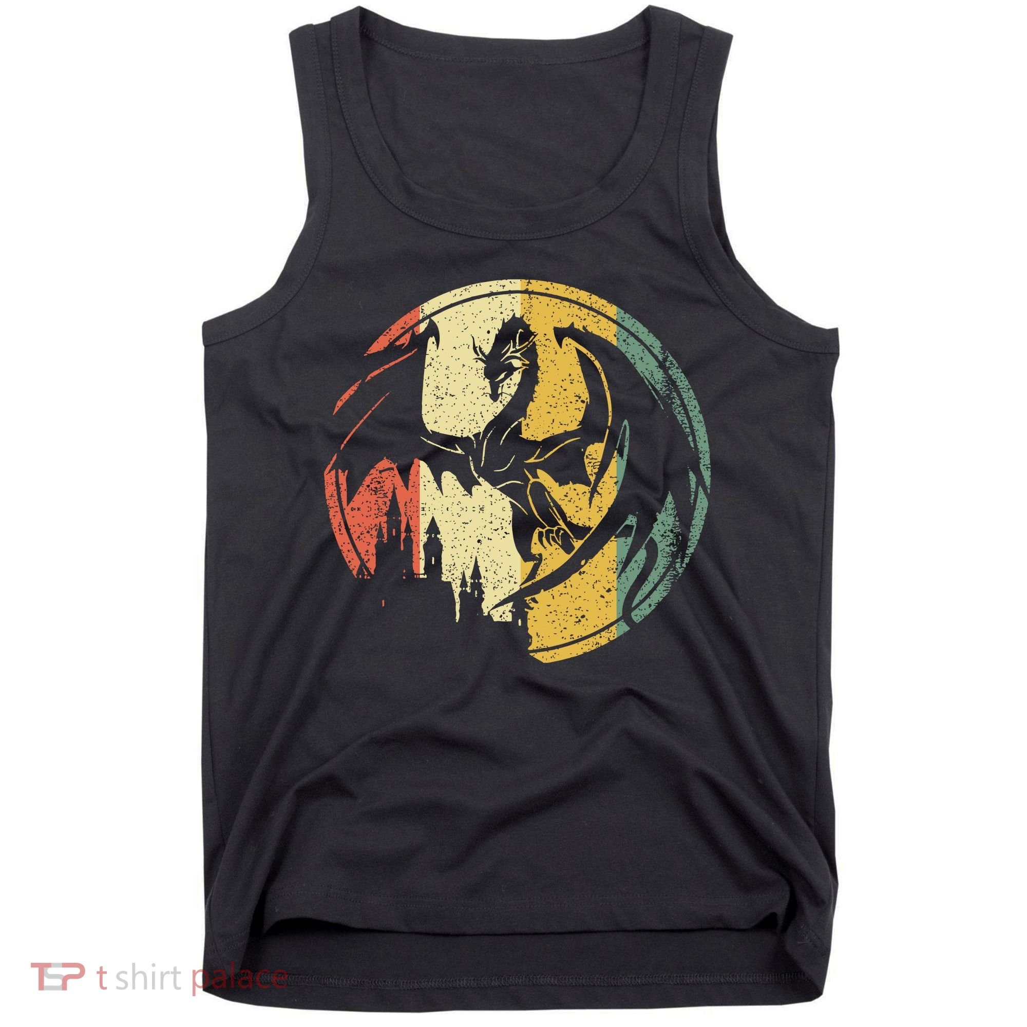 RPG Fantasy Anime Dragon Tabletop Board Game Gamer Gaming Tank Top