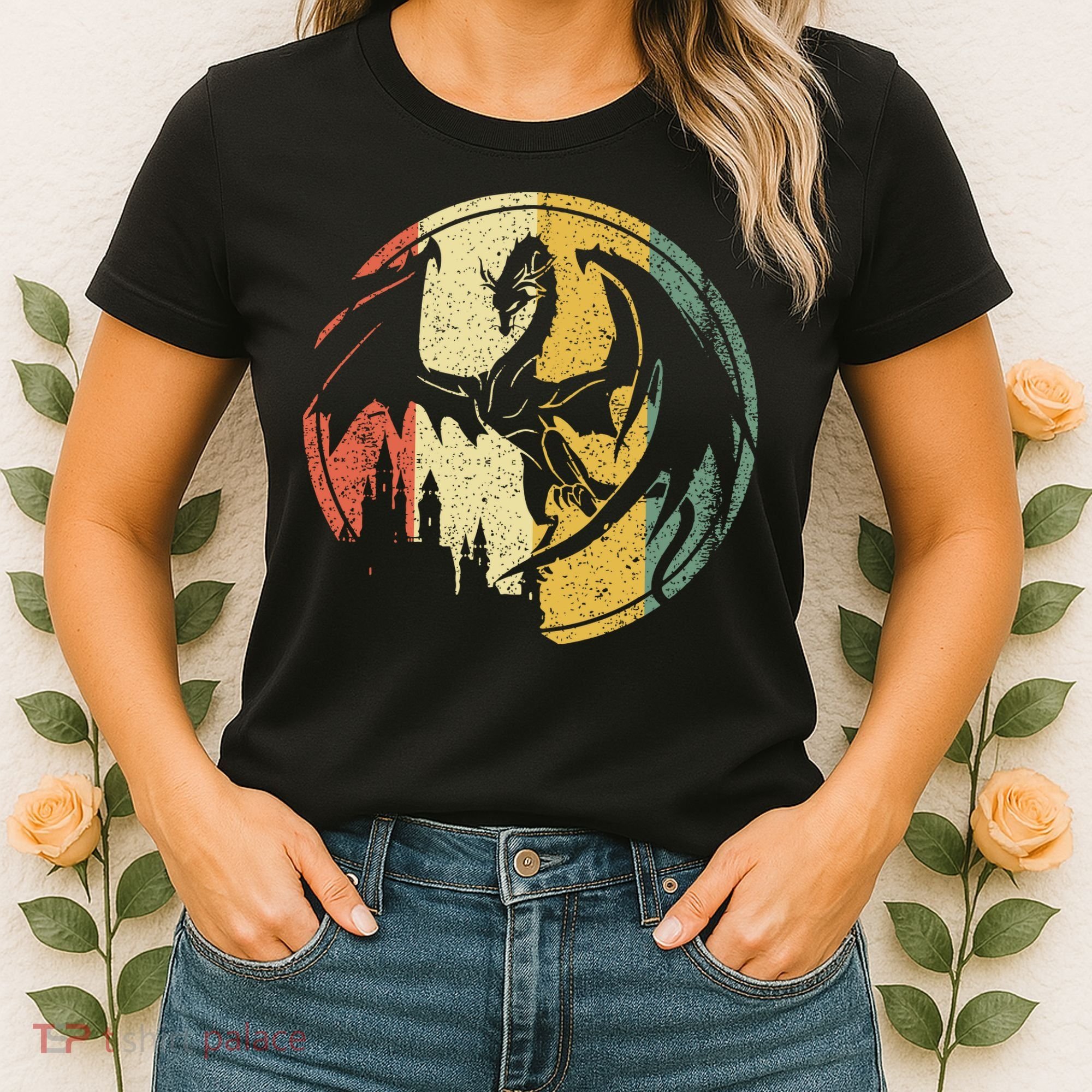 RPG Fantasy Anime Dragon Tabletop Board Game Gamer Gaming Women's T-Shirt