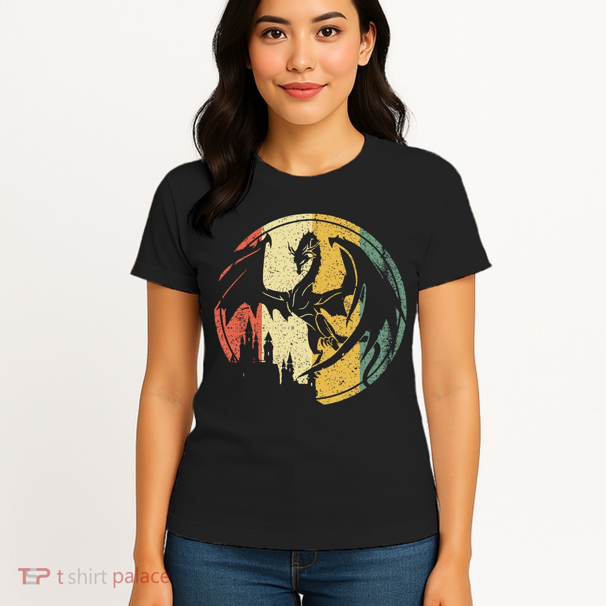 RPG Fantasy Anime Dragon Tabletop Board Game Gamer Gaming Women's T-Shirt