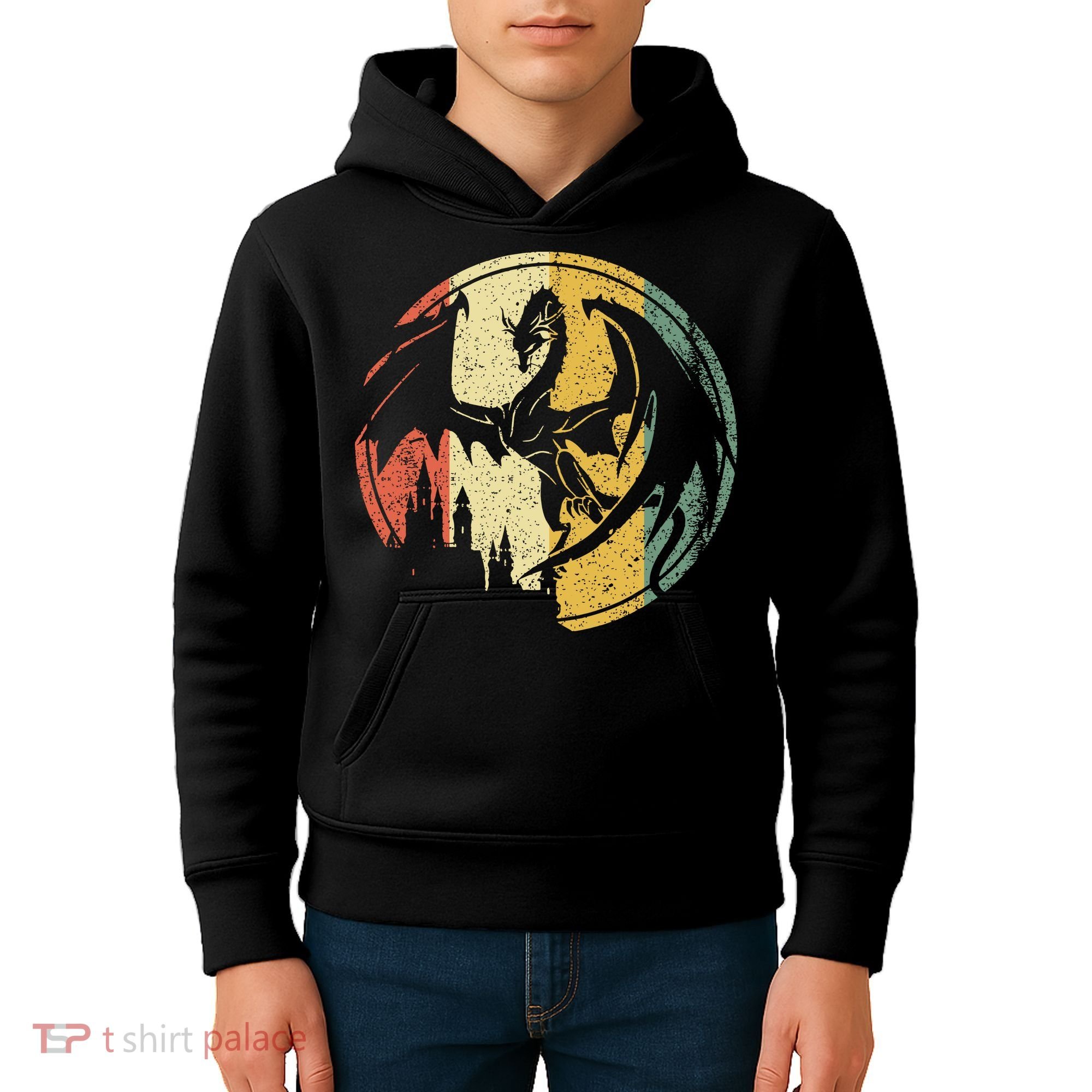 RPG Fantasy Anime Dragon Tabletop Board Game Gamer Gaming Kids Hoodie
