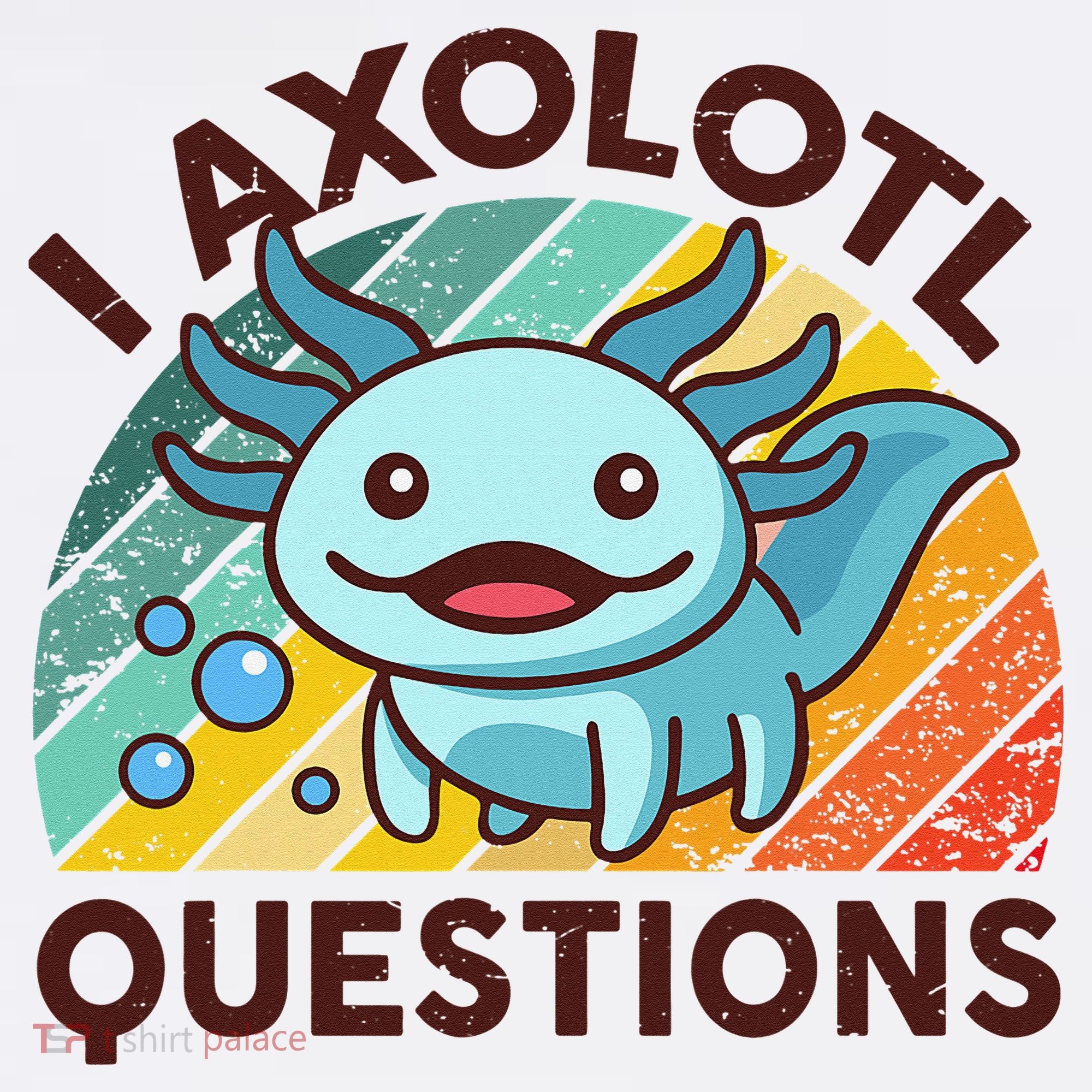 Retro Funny Axolotl I Axolotl Questions Cute Axolotl Baby Bodysuit