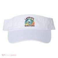 Retro Funny Axolotl I Axolotl Questions Cute Axolotl Visor thumb 0