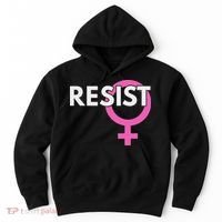 Resist Feminist Anti Trump Hoodie thumb 0