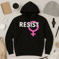Resist Feminist Anti Trump Hoodie thumb 3
