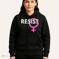 Resist Feminist Anti Trump Hoodie thumb 5