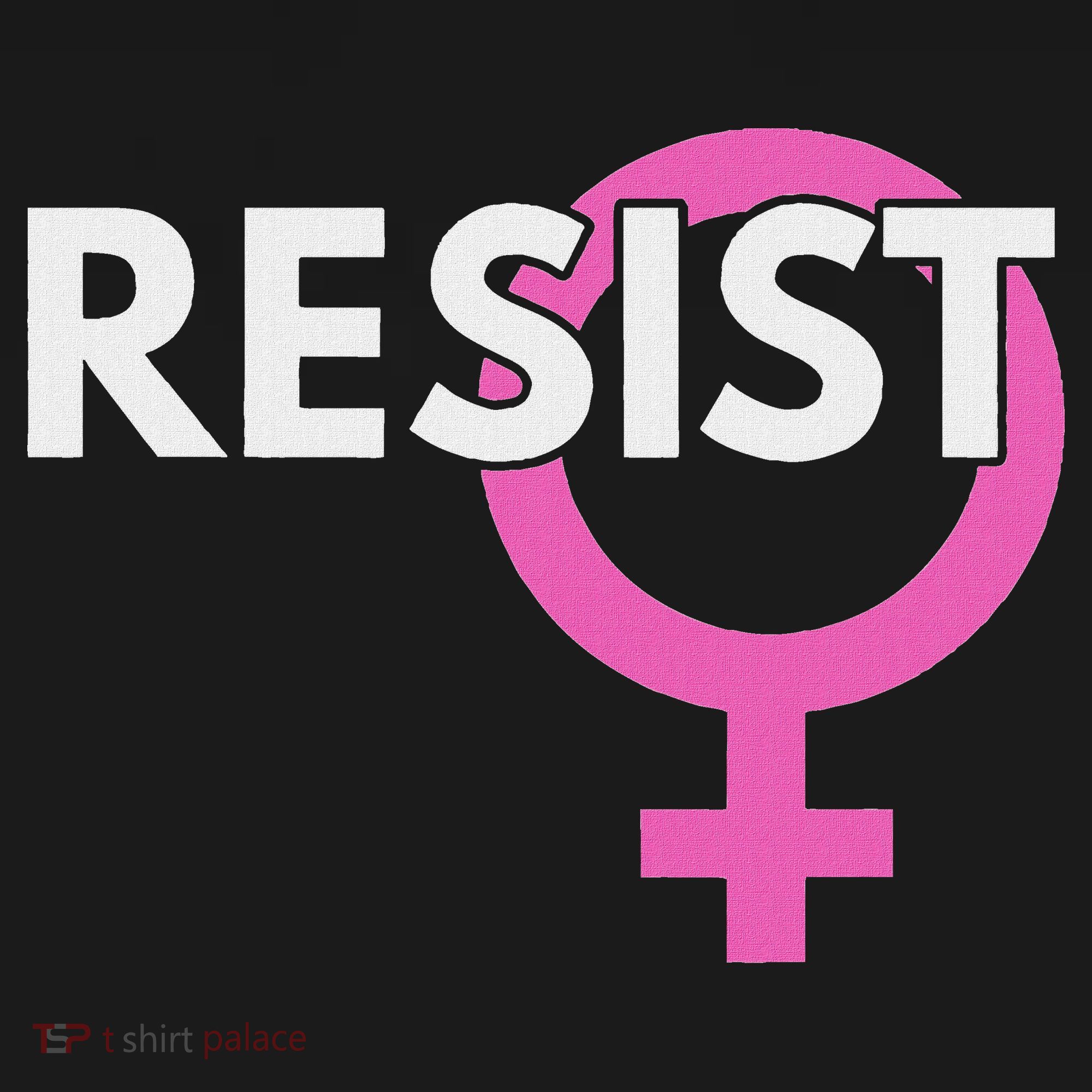 Resist Feminist Anti Trump Long Sleeve Shirt