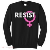 Resist Feminist Anti Trump Sweatshirt thumb 0