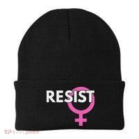 Resist Feminist Anti Trump Beanie thumb 0