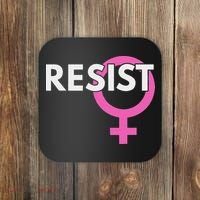 Resist Feminist Anti Trump Coaster thumb 0