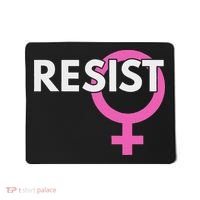 Resist Feminist Anti Trump Mousepad thumb 0
