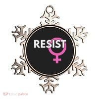 Resist Feminist Anti Trump Ornament thumb 0