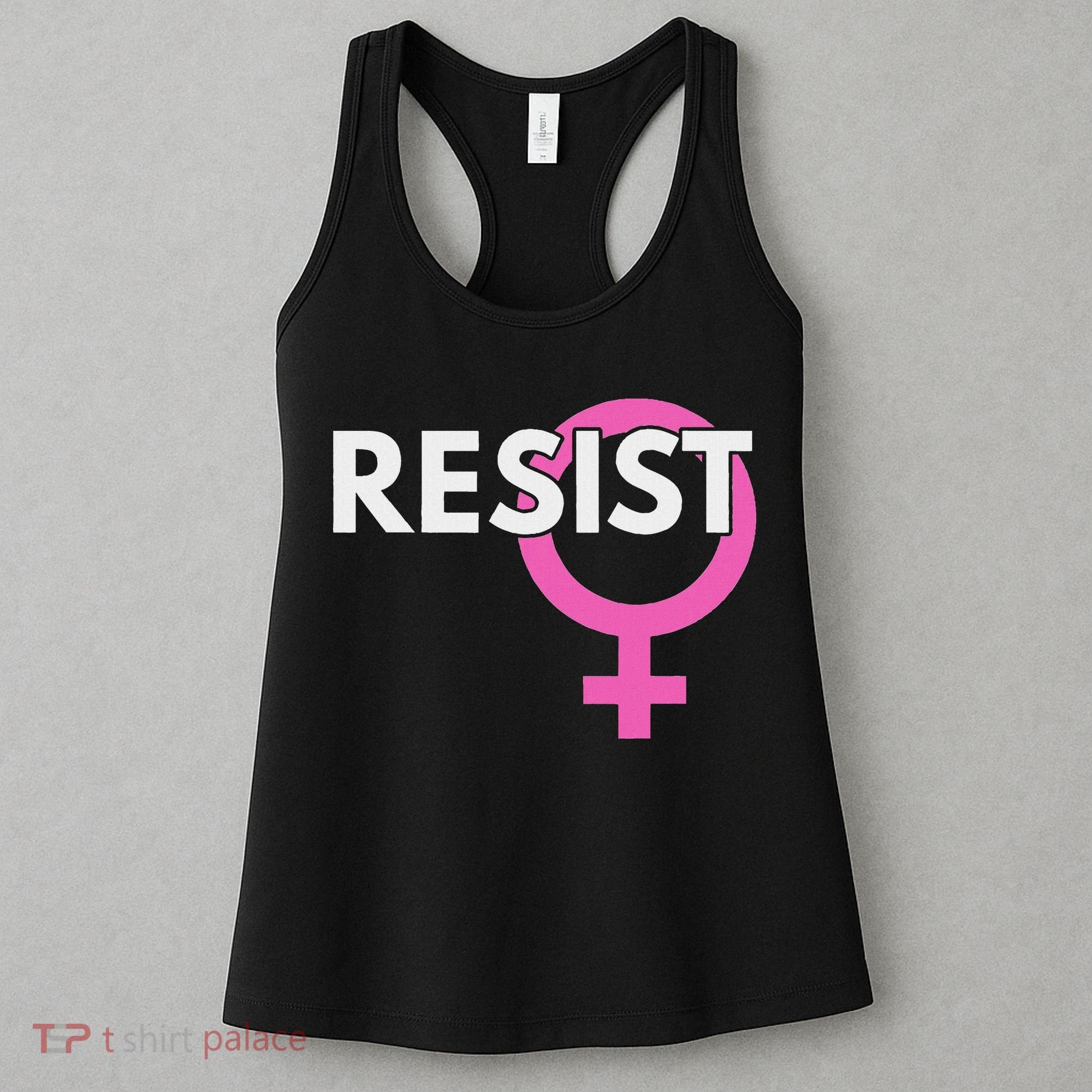 Resist Feminist Anti Trump Women's Tank Top