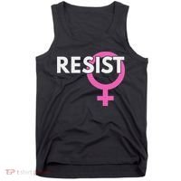 Resist Feminist Anti Trump Tank Top thumb 0