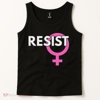 Resist Feminist Anti Trump Tank Top thumb 2
