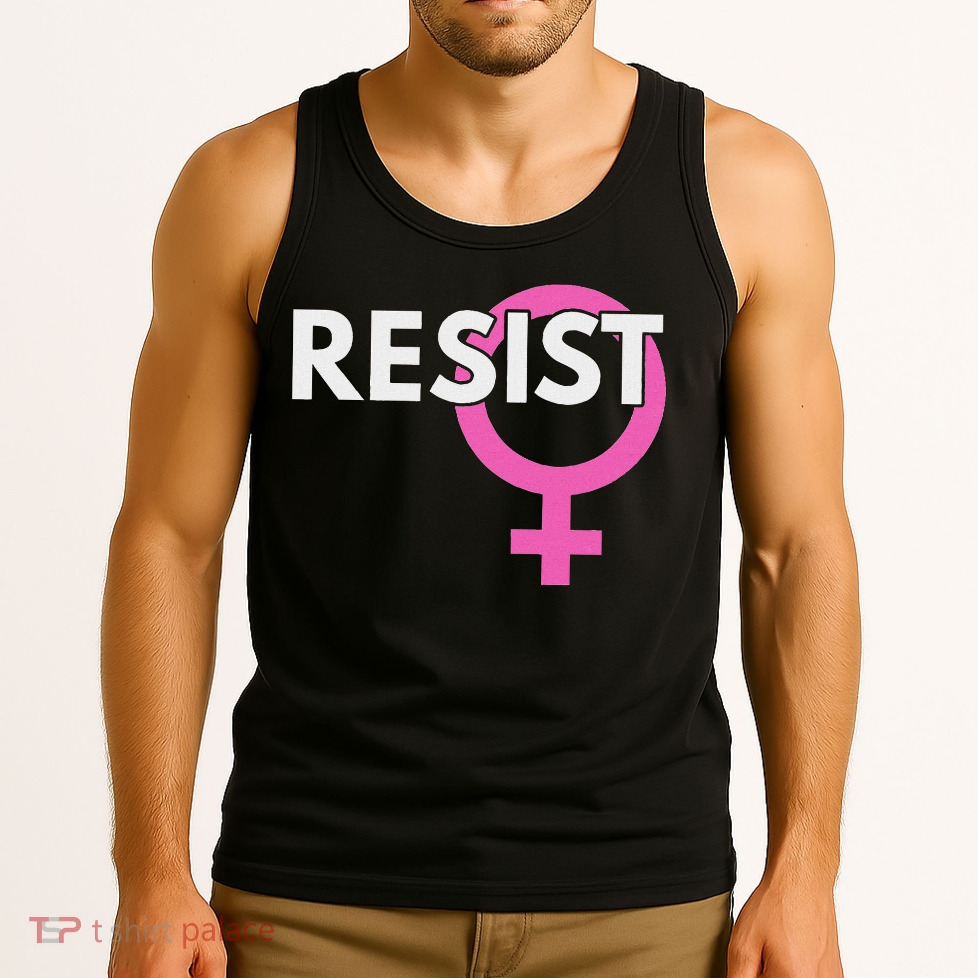 Resist Feminist Anti Trump Tank Top