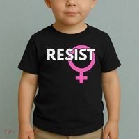 Resist Feminist Anti Trump Toddler T-Shirt thumb 2