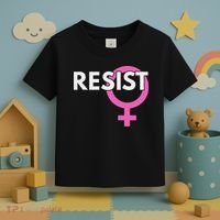 Resist Feminist Anti Trump Toddler T-Shirt thumb 3