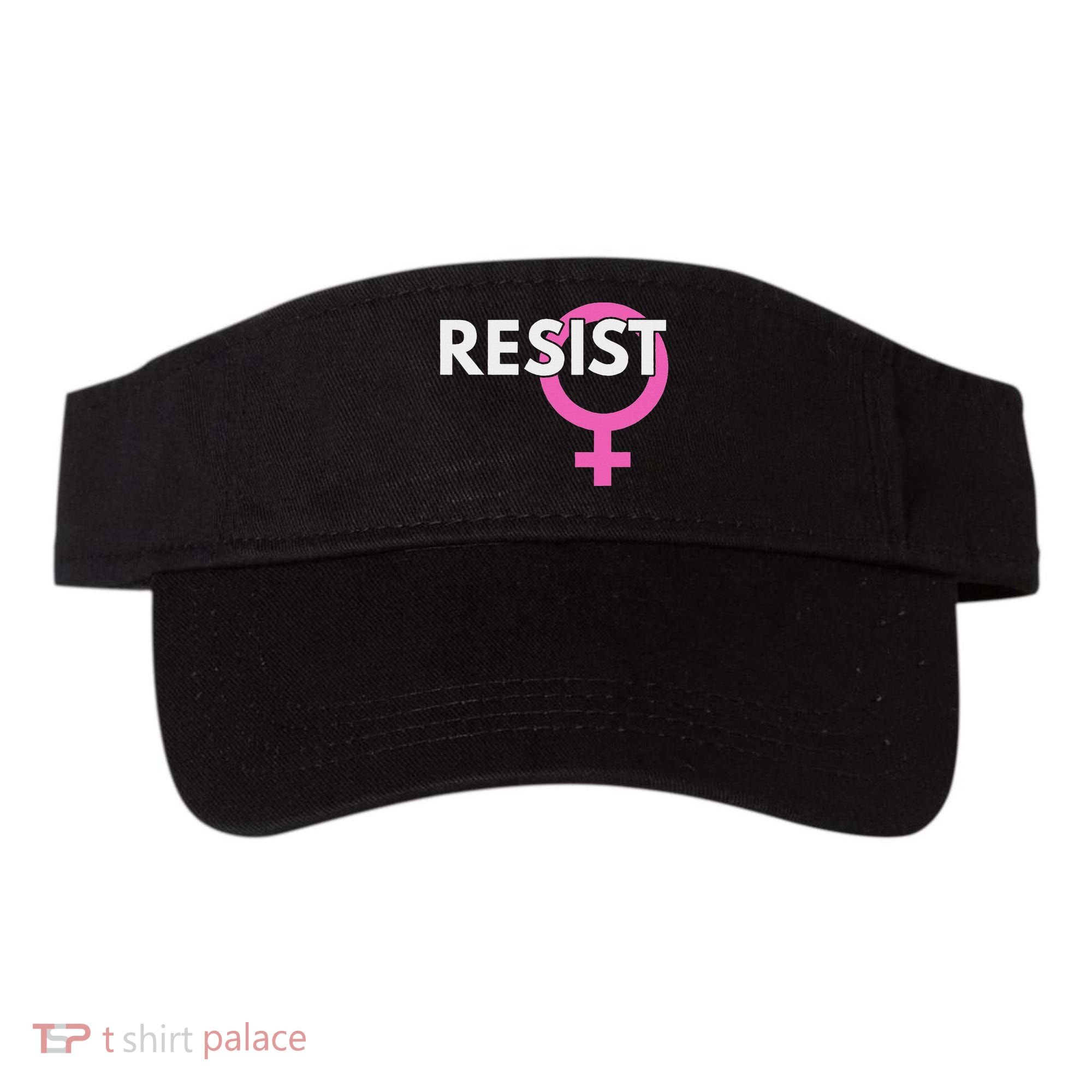 Resist Feminist Anti Trump Visor