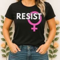 Resist Feminist Anti Trump Women's T-Shirt thumb 2