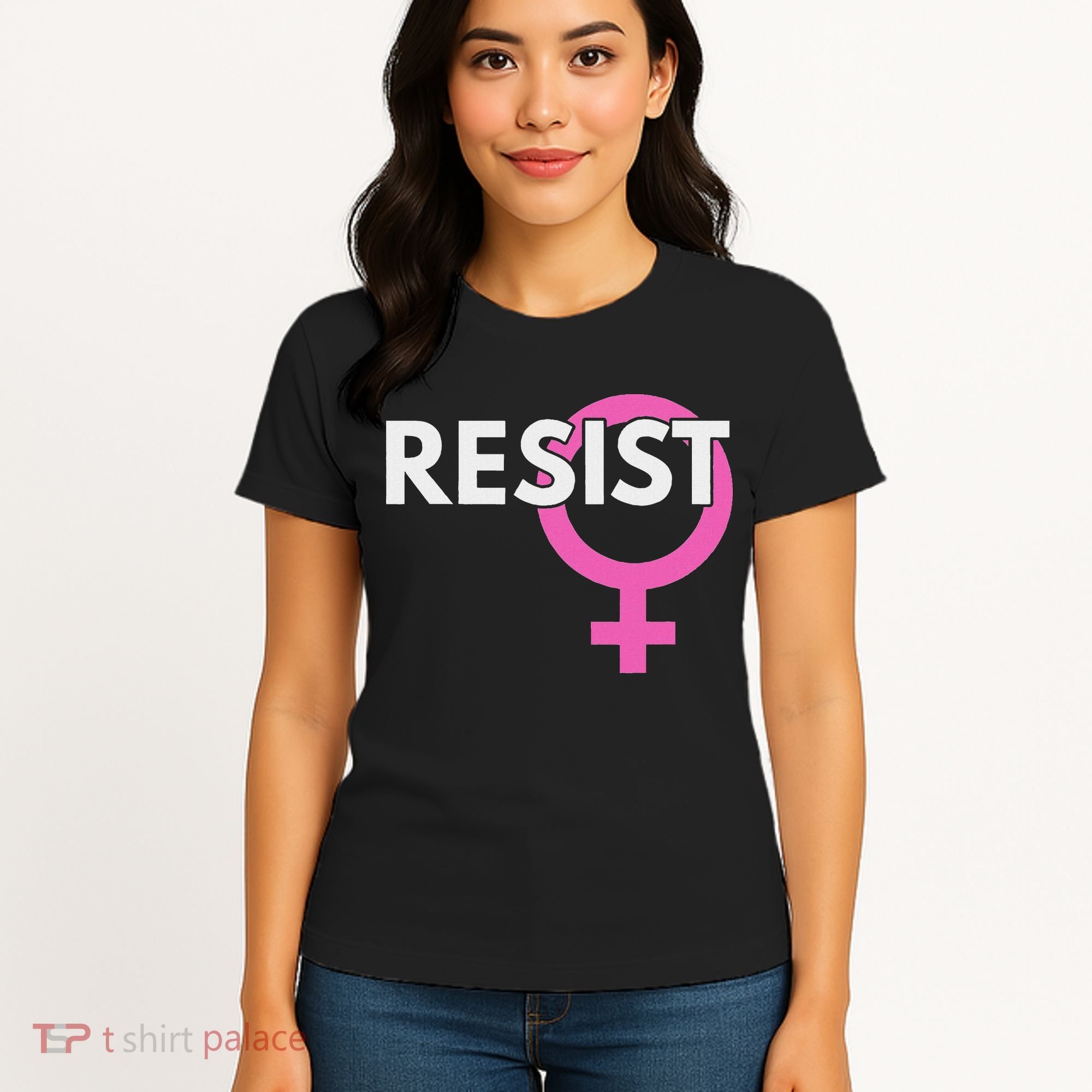 Resist Feminist Anti Trump Women's T-Shirt