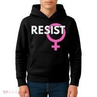 Resist Feminist Anti Trump Kids Hoodie thumb 4