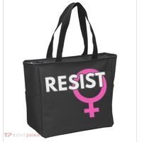Resist Feminist Anti Trump Tote Bag thumb 2
