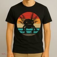 Retro Funny Axolotl I Axolotl Questions Cute Axolotl  T-Shirt thumb 3