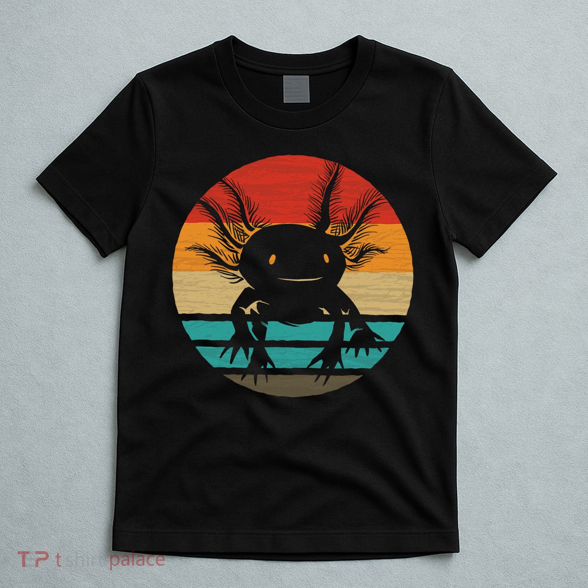 Retro Funny Axolotl I Axolotl Questions Cute Axolotl  T-Shirt
