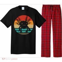Retro Funny Axolotl I Axolotl Questions Cute Axolotl  Pajama Set thumb 0