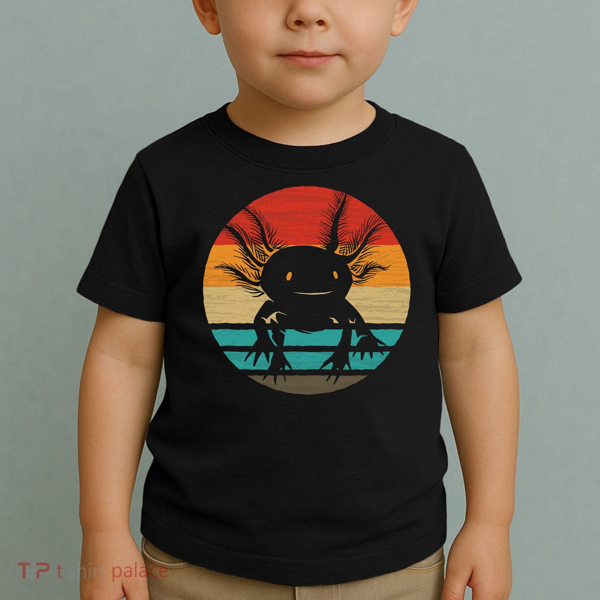 Retro Funny Axolotl I Axolotl Questions Cute Axolotl  Toddler T-Shirt