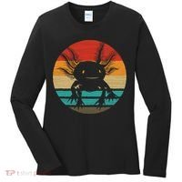 Retro Funny Axolotl I Axolotl Questions Cute Axolotl  Women's Long Sleeve Shirt thumb 0