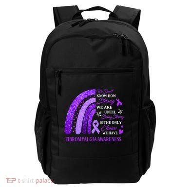 Rainbow Fibromyalgia Awareness Being Strong Is Choice Cute Gift Backpack