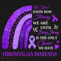 Rainbow Fibromyalgia Awareness Being Strong Is Choice Cute Gift Women's Hoodie thumb 2