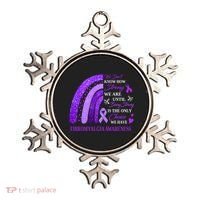 Rainbow Fibromyalgia Awareness Being Strong Is Choice Cute Gift Ornament thumb 0