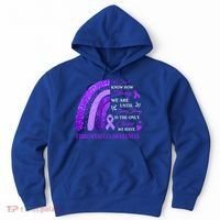 Rainbow Fibromyalgia Awareness Being Strong Is Choice Cute Gift Hoodie thumb 0