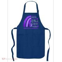 Rainbow Fibromyalgia Awareness Being Strong Is Choice Cute Gift Apron thumb 0