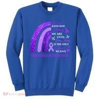 Rainbow Fibromyalgia Awareness Being Strong Is Choice Cute Gift Sweatshirt thumb 0