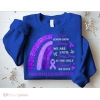 Rainbow Fibromyalgia Awareness Being Strong Is Choice Cute Gift Sweatshirt thumb 2