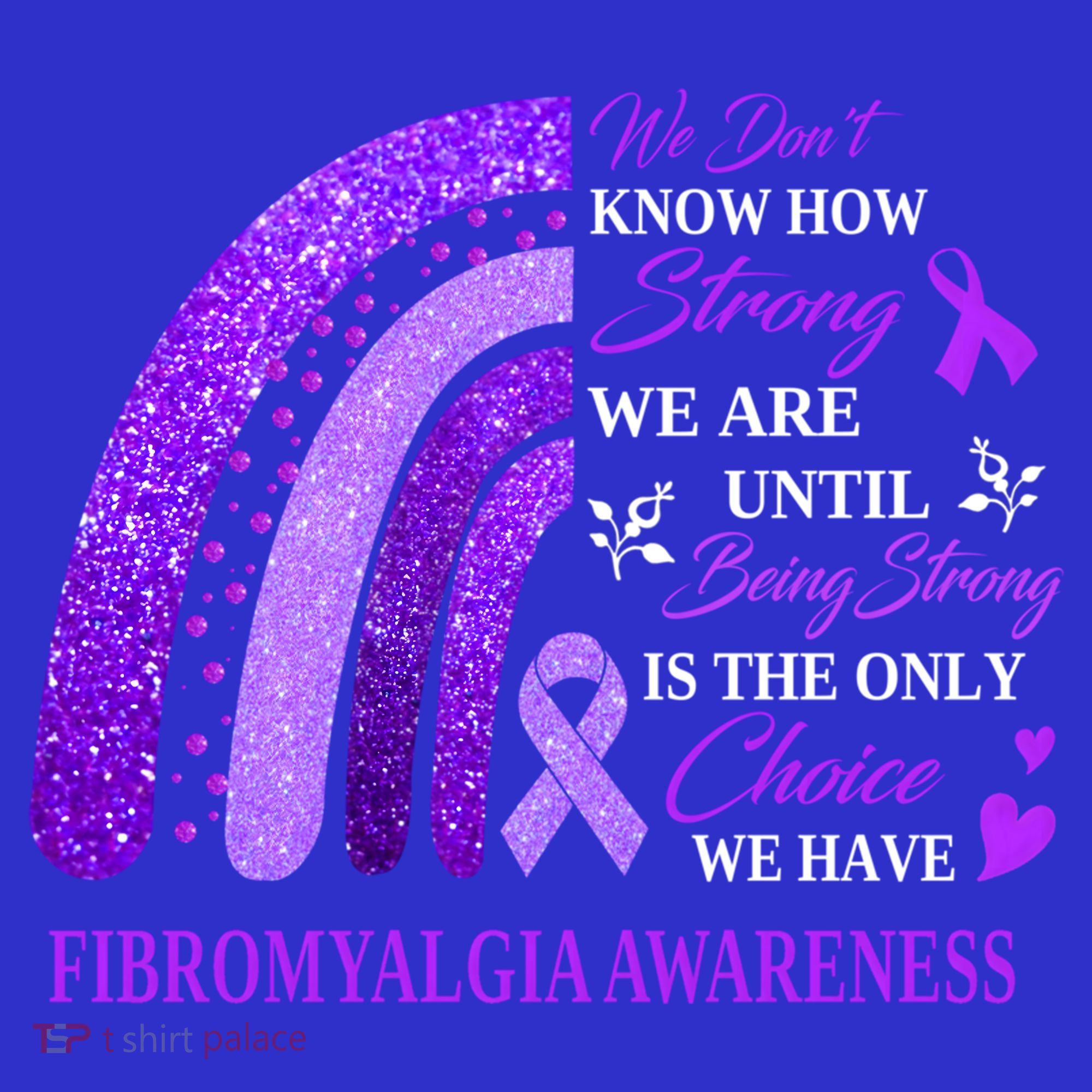 Rainbow Fibromyalgia Awareness Being Strong Is Choice Cute Gift Mousepad
