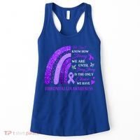 Rainbow Fibromyalgia Awareness Being Strong Is Choice Cute Gift Women's Tank Top thumb 0