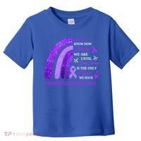 Rainbow Fibromyalgia Awareness Being Strong Is Choice Cute Gift Toddler T-Shirt thumb 0